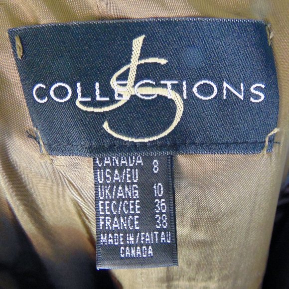 JS Collections Shiny Gold/Bronze Formal Dress - 8 - Picture 3 of 3